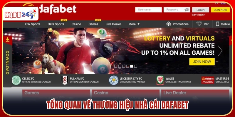 Thông tin cơ bản về nền tảng cá cược Dafabet